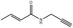 (E)-N-(丙-2-炔-1-基)丁-2-烯酰胺 結(jié)構(gòu)式