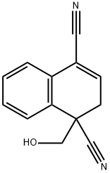 1,4-Naphthalenedicarbonitrile, 1,2-dihydro-1-(hydroxymethyl)-