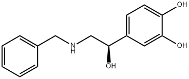 1,2-Benzenediol, 4-[(1R)-1-hydroxy-2-[(phenylmethyl)amino]ethyl]- Struktur