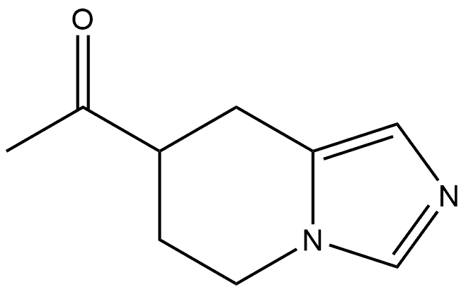 1-(5,6,7,8-Tetrahydroimidazo[1,5-a]pyridin-7-yl)ethanone Struktur