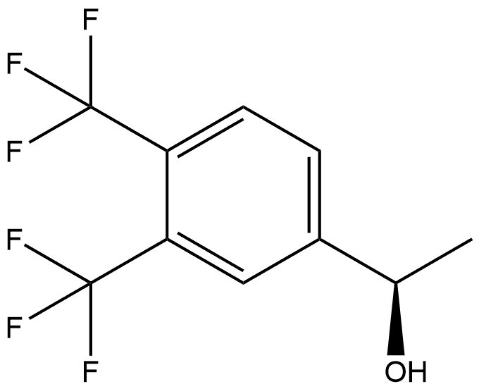 (R)-1-(3,4-bis(trifluoromethyl)phenyl)ethan-1-ol Struktur