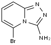 1,2,4-Triazolo[4,3-a]pyridin-3-amine, 5-bromo- Struktur