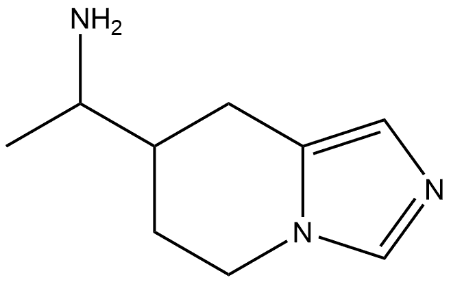 5,6,7,8-Tetrahydro-α-methylimidazo[1,5-a]pyridine-7-methanamine Struktur