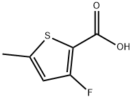 2-Thiophenecarboxylic acid, 3-fluoro-5-methyl- Struktur