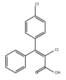 2-Propenoic acid, 2-chloro-3-(4-chlorophenyl)-3-phenyl-, (2Z)-