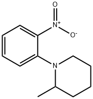 Piperidine, 2-methyl-1-(2-nitrophenyl)- Struktur