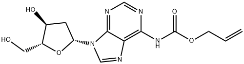 Adenosine, 2'-deoxy-N-[(2-propenyloxy)carbonyl]- (9CI) Struktur