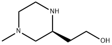 2-Piperazineethanol, 4-methyl-, (2S)- Struktur