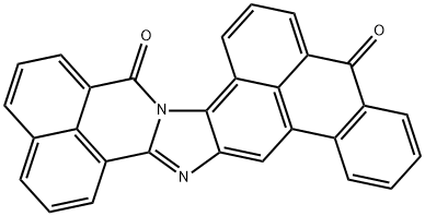 5H,10H-Anthra[9,1:5,6,7]benzimidazo[2,1-a]benz[de]isoquinoline-5,10-dione  (9CI) Struktur