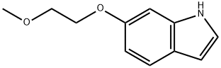 1H-Indole, 6-(2-methoxyethoxy)- Struktur