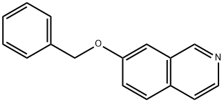 Isoquinoline, 7-(phenylmethoxy)- Struktur