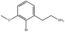 Benzeneethanamine, 2-bromo-3-methoxy- Struktur