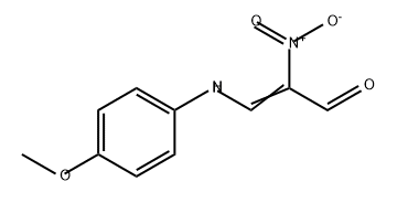 2-Propenal, 3-[(4-methoxyphenyl)amino]-2-nitro-