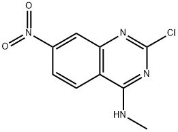 4-Quinazolinamine, 2-chloro-N-methyl-7-nitro- Struktur