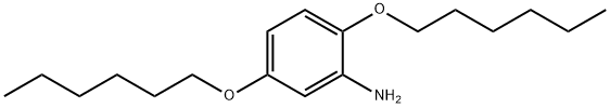 Benzenamine, 2,5-bis(hexyloxy)- Struktur