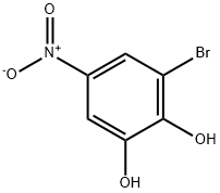 1,2-Benzenediol, 3-bromo-5-nitro- Struktur