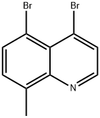 4,5-Dibromo-8-methylquinoline Struktur