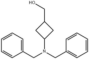 Cyclobutanemethanol, 3-[bis(phenylmethyl)amino]- Struktur