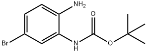 Carbamic acid, N-(2-amino-5-bromophenyl)-, 1,1-dimethylethyl ester Struktur