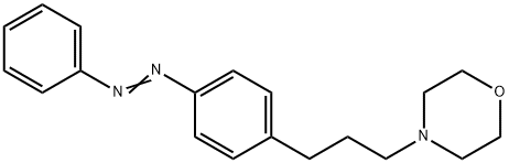 Morpholine, 4-[3-[4-(2-phenyldiazenyl)phenyl]propyl]- Struktur