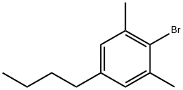 Benzene, 2-bromo-5-butyl-1,3-dimethyl- Struktur