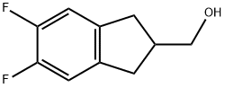 1H-Indene-2-methanol, 5,6-difluoro-2,3-dihydro- Struktur