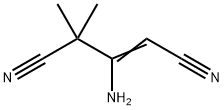 2-Pentenedinitrile, 3-amino-4,4-dimethyl- Struktur