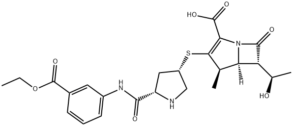 Ertapenem Methyl Ester Sodium Salt Struktur