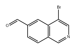 6-Isoquinolinecarboxaldehyde, 4-bromo- Struktur