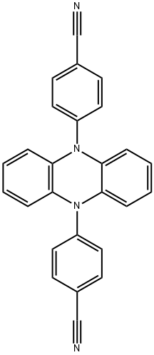 Benzonitrile, 4,4'-(5,10-phenazinediyl)bis- Struktur