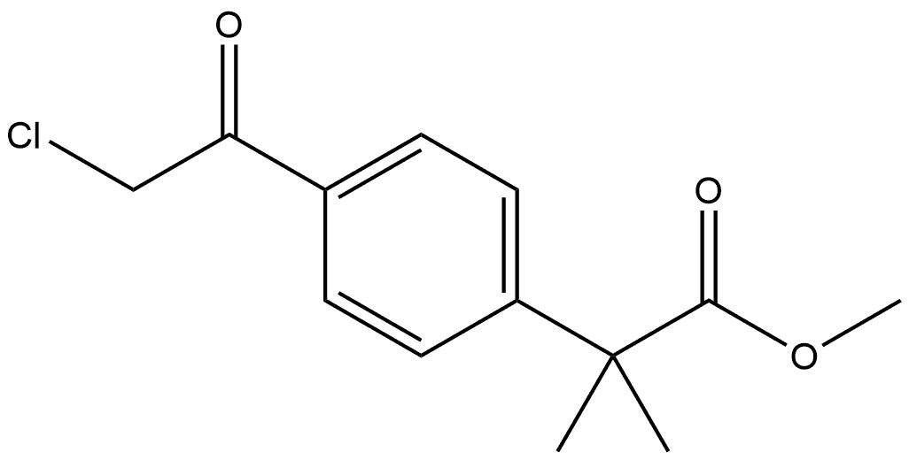 methyl 2-(4-(2-chloroacetyl)phenyl)-2-methylpropanoate