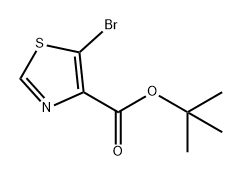 5-溴噻唑-4-羧酸叔丁酯, 1639974-14-3, 結(jié)構(gòu)式