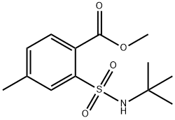 Benzoic acid, 2-[[(1,1-dimethylethyl)amino]sulfonyl]-4-methyl-, methyl ester