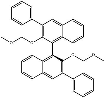 1,1'-Binaphthalene, 2,2'-bis(methoxymethoxy)-3,3'-diphenyl-, (1S)- Struktur