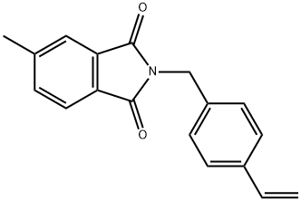 2-[(4-Ethenylphenyl)methyl]-5-methyl-1H-isoindole-1,3(2H)-dione Struktur