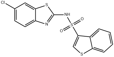 N-(6-chloro-1,3-benzothiazol-2-yl)-1-benzothiophene-3-sulfonamide Struktur