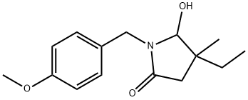 2-Pyrrolidinone, 4-ethyl-5-hydroxy-1-[(4-methoxyphenyl)methyl]-4-methyl-