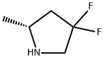 Pyrrolidine, 4,4-difluoro-2-methyl-, (2R)- Struktur