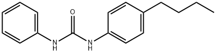 Urea, N-(4-butylphenyl)-N'-phenyl- Struktur