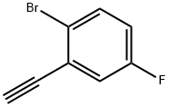 1-bromo-2-ethynyl-4-fluorobenzene Struktur