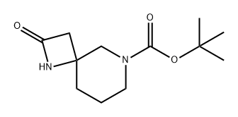 1,6-Diazaspiro[3.5]nonane-6-carboxylic acid, 2-oxo-, 1,1-dimethylethyl ester Struktur