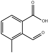 Benzoic acid, 2-formyl-3-methyl- Struktur