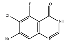 4(3H)-Quinazolinone, 7-bromo-6-chloro-5-fluoro- Struktur