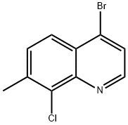 4-bromo-8-chloro-7-methylquinoline Struktur