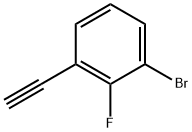 1-bromo-3-ethynyl-2-fluorobenzene Struktur