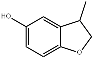 5-Benzofuranol, 2,3-dihydro-3-methyl- Struktur