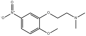 Ethanamine, 2-(2-methoxy-5-nitrophenoxy)-N,N-dimethyl- Struktur