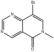 Pyrido[4,3-d]pyrimidin-5(6H)-one, 8-bromo-6-methyl- Struktur