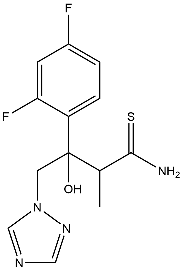 1H-1,2,4-Triazole-1-butanethioamide, β-(2,4-difluorophenyl)-β-hydroxy-α-methyl-