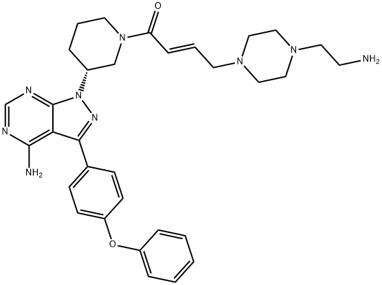 Ibrutinib-MPEA Struktur